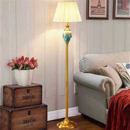 Floor Lamp - TEMAR American Retro Luxurious Standing Light SW-36210457 - SWEET-LIGHTS