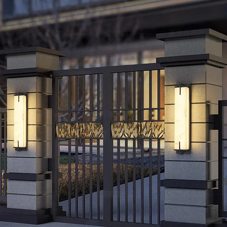 Outdoor Light - LED Lmitated Marble Wall Lamp Waterproof AC110V 220V Stainless Steel Sconce SW-36210347 - SWEET-LIGHTS