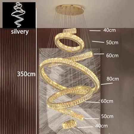 Chandelier - Modern Home Decoration Crystal Chandelier for Living Room and Stair Pendant Lighting SW-36210578 - SWEET-LIGHTS
