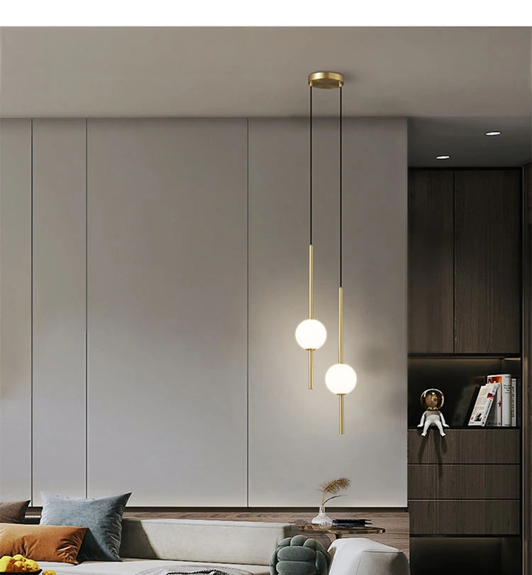 Pendant Light - Fumi Gold Elegant 1-Light Ceiling Fixture SW-36210458 - SWEET-LIGHTS