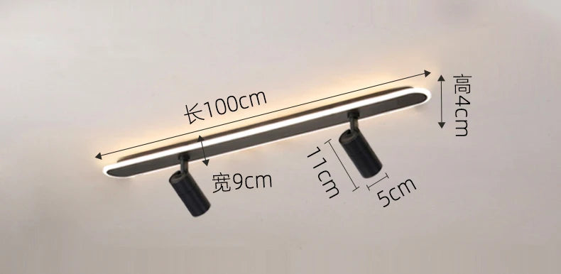 Spotlight - Nordic Bedroom Spotlight Ceiling Lights Smart LED Lamps For Living Room Indoor Lighting White Black Home Decor SW-36210001 - SWEET-LIGHTS