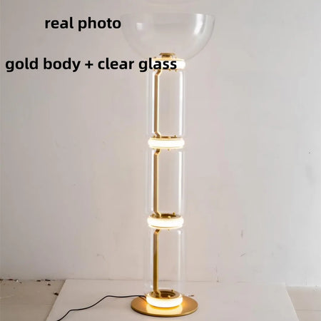 Floor Lamp - Nordic Minimalist Glass Shade LED Floor Lamp SW-36210346 - SWEET-LIGHTS