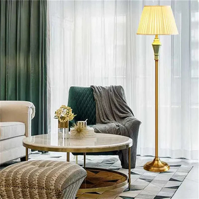 Floor Lamp - TEMAR American Retro Luxurious Standing Light SW-36210457 - SWEET-LIGHTS