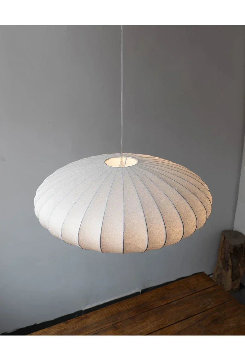Pendant Light - Japanese Wabi-Sabi Handmade Silk Lamp SW-36210678 - SWEET-LIGHTS