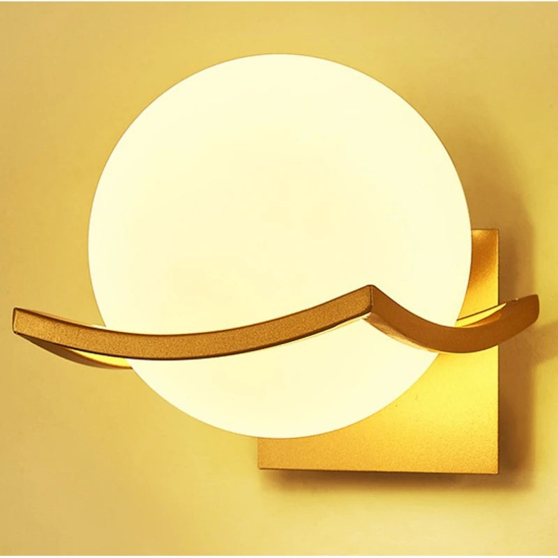 Wall Light - Modern Led Gold Glass Ball Lamp for Indoor Lighting SW-36210347 - SWEET-LIGHTS
