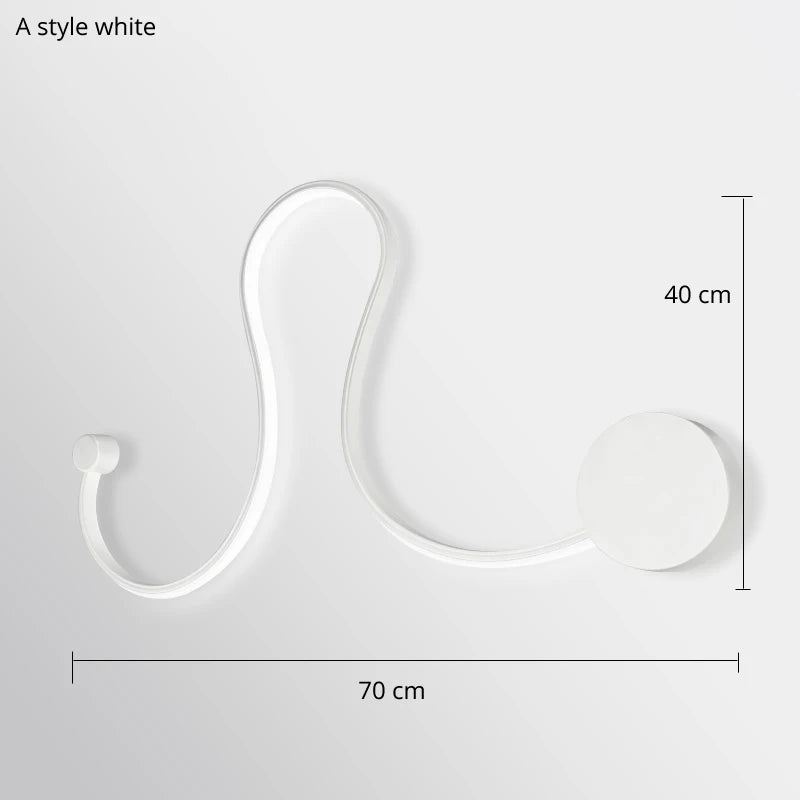 Wall Light - Modern LED Wall Lamps for Bedroom Living Room White/Black Fixtures SW-36210345 - SWEET-LIGHTS