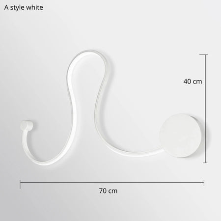 Wall Light - Modern LED Wall Lamps for Bedroom Living Room White/Black Fixtures SW-36210345 - SWEET-LIGHTS