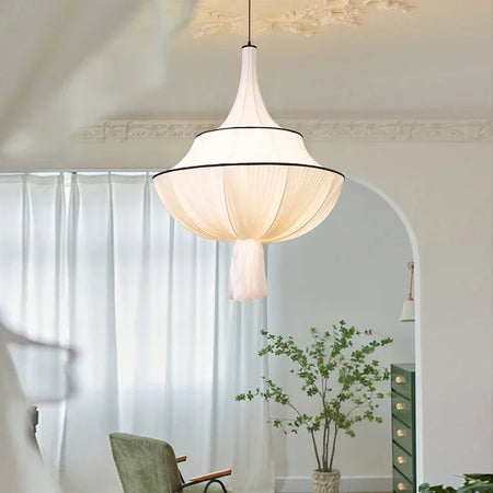 Pendant Light - Japanese Retro Wabi Sabi Cloth Chandelier Home Pendant Lights Room Decor SW-36210578 - SWEET-LIGHTS