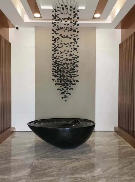 Pendant Light - Black Art Crystal Chandelier LED Luxury Staircase Home Light Fixtures SW-36214567 - SWEET-LIGHTS