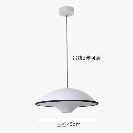 Pendant Light - Denmark Black Side White Acrylic Pendant Lamp For Dining Room Island Suspension Chandelier SW-36210843 - SWEET-LIGHTS
