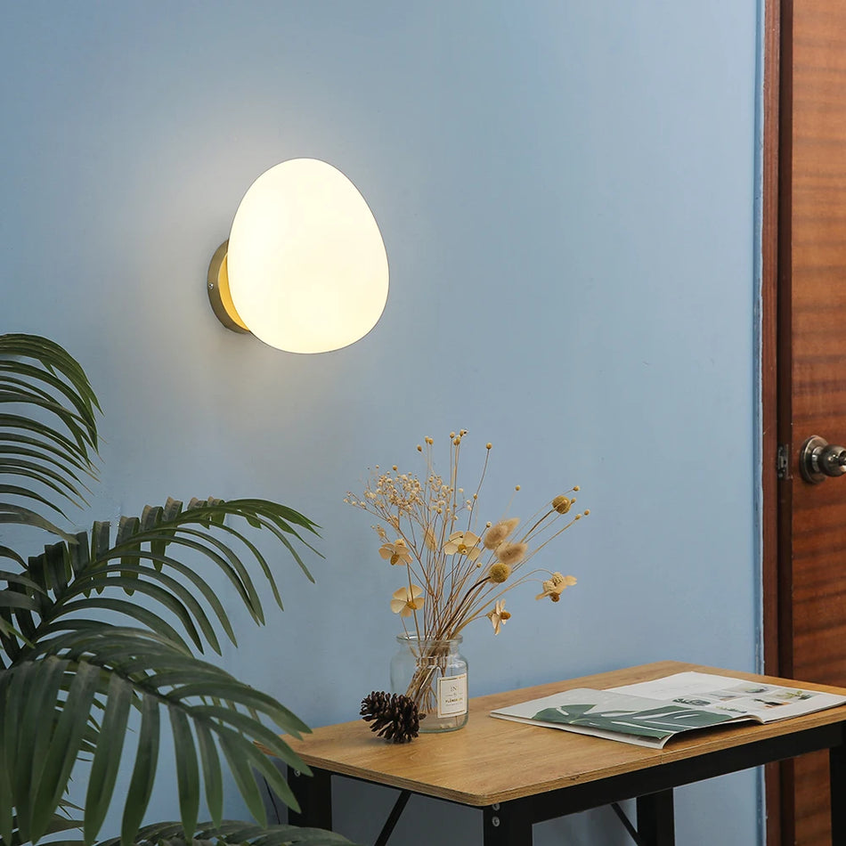 Wall Light - Irregular Shaped Glass Wall Lamp Nordic Minimalist Decor SW-36210458 - SWEET-LIGHTS