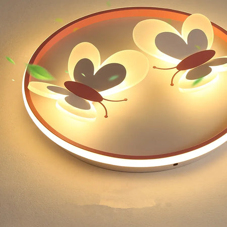 Children Lighting - Kids Ceiling Lamp Butterfly Pink Light SW-36210345 - SWEET-LIGHTS