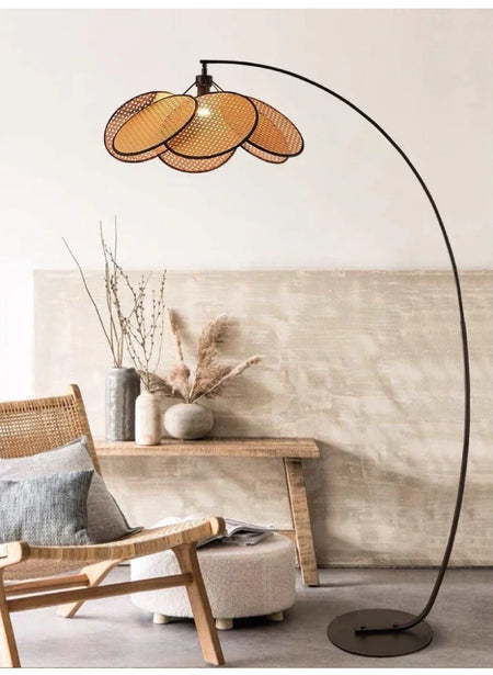 Floor Lamp - Knitting Rattan LED Lighting Nightlight for Living Room and Bedroom SW-36210346 - SWEET-LIGHTS
