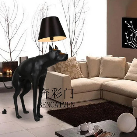 Floor Lamp - Resin Big Dog Cloth Cover Nordic Design SW-36210567 - SWEET-LIGHTS