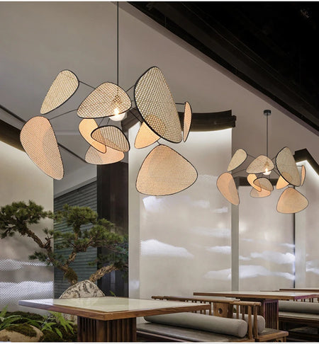 Pendant Light - Modern Living Room Led Rattan Chandelier Home Decor SW-36210789 - SWEET-LIGHTS