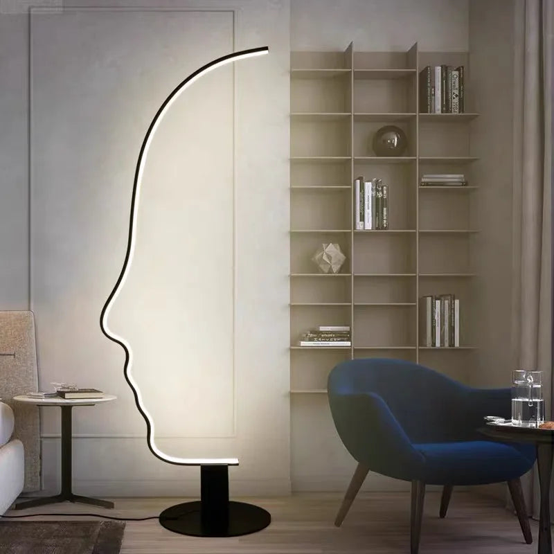 Floor Lamp - New Modern Human Face LED Decor Light SW-36210345 - SWEET-LIGHTS