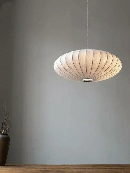 Pendant Light - Japanese Wabi-Sabi Handmade Silk Lamp SW-36210678 - SWEET-LIGHTS
