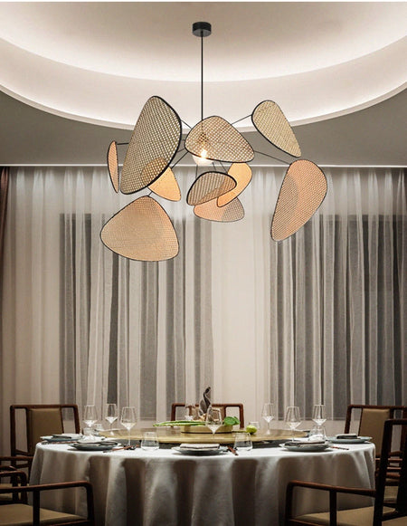 Pendant Light - Modern Living Room Led Rattan Chandelier Home Decor SW-36210789 - SWEET-LIGHTS