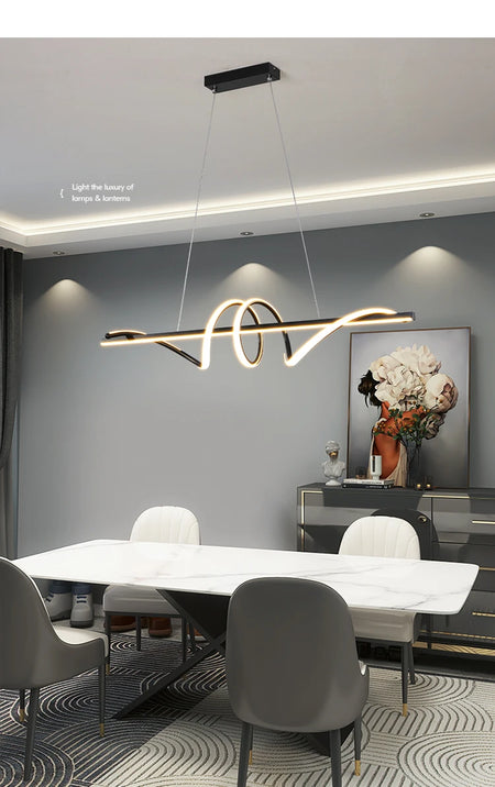 Pendant Light - Modern LED Living Room Hanging Lamp for Dining Table Kitchen Office Home Decor Minimalist SW-36210347 - SWEET-LIGHTS