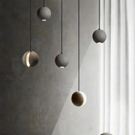 Pendant Light - Minimalist Cement Chandelier Modern Planet Moon Pendant Lights for Bedroom Dining Room Bar SW-36210458 - SWEET-LIGHTS