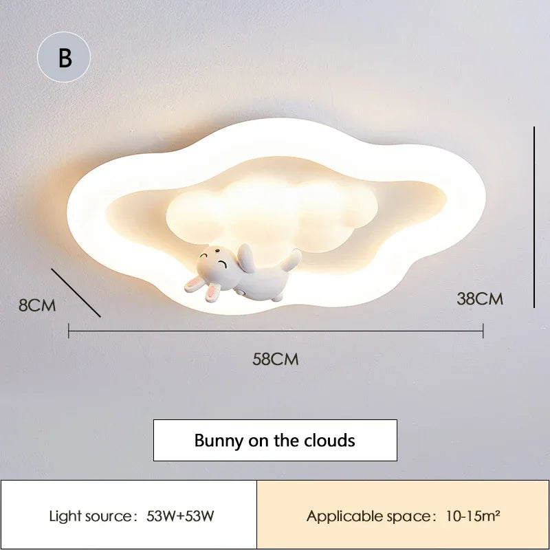 Children Lighting - Modern Cream Cloud LED Ceiling Lamp for Boys and Girls SW-36210345 - SWEET-LIGHTS