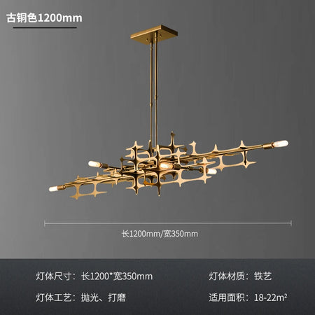 Pendant Light - Nordic Light Luxury Geometric Bar Pendant Lamp SW-36210357 - SWEET-LIGHTS