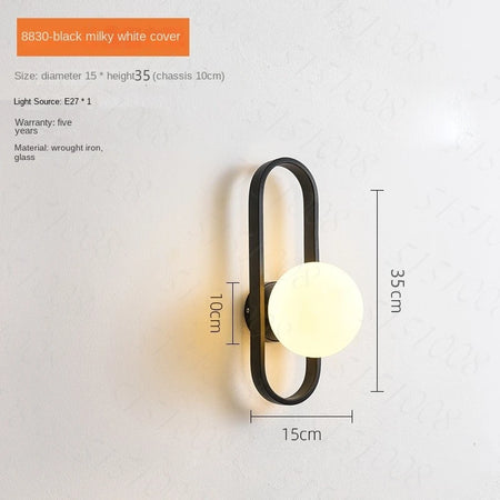 Wall Light - Modern Minimalist LED E27 Wall Sconce Glass SW-36210345 - SWEET-LIGHTS