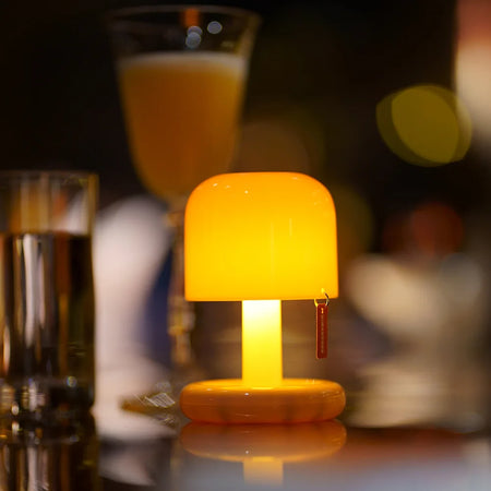 Table Lamp - Mini Desktop Sunset Night Lamp USB Rechargeable Mushroom LED Light SW-36210347 - SWEET-LIGHTS