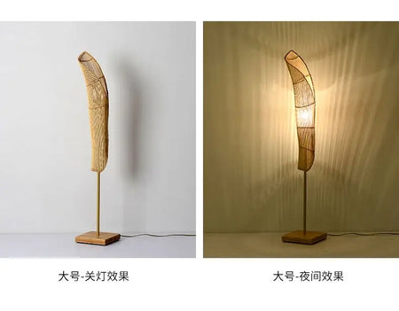 Floor Lamp - Vintage Bamboo Weaving Lamp for Bedroom SW-36210923 - SWEET-LIGHTS
