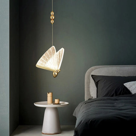 Pendant Light - Nordic Colorful Butterfly LED Pendant Lamps for Home Bedroom Living Room Indoor Golden Lighting SW-36210478 - SWEET-LIGHTS
