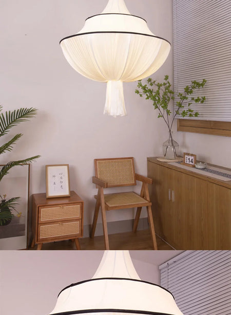 Pendant Light - Japanese Retro Wabi Sabi Cloth Chandelier Home Pendant Lights Room Decor SW-36210578 - SWEET-LIGHTS