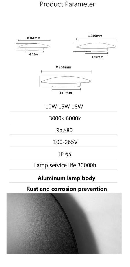 Outdoor Light - Aluminum Waterproof Wall Lamp for Garden SW-36210123 - SWEET-LIGHTS