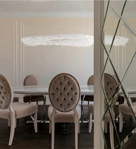 Chandelier - Modern Crystal Lighting Gold Lamp for Living Room SW-36210347 - SWEET-LIGHTS