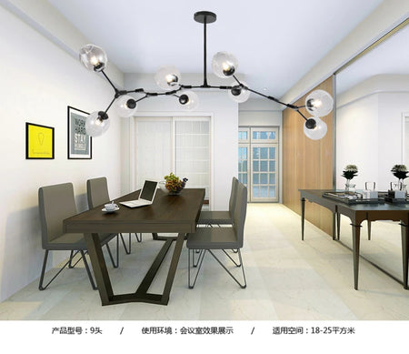 Pendant Light - Italy Designer Magic Bean Ceiling Chandelier Multi Color Glass Lampshade LED Lighting SW-36210458 - SWEET-LIGHTS