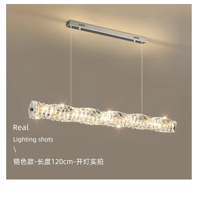 Pendant Light - Modern Strip Led Ceiling Chandelier Luxury Crystal Design Art Lamp SW-36214567 - SWEET-LIGHTS