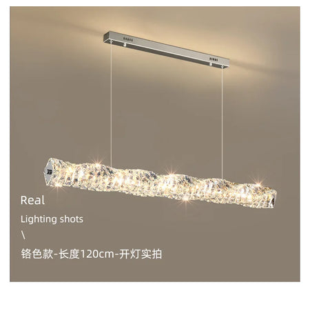 Pendant Light - Modern Strip Led Ceiling Chandelier Luxury Crystal Design Art Lamp SW-36214567 - SWEET-LIGHTS