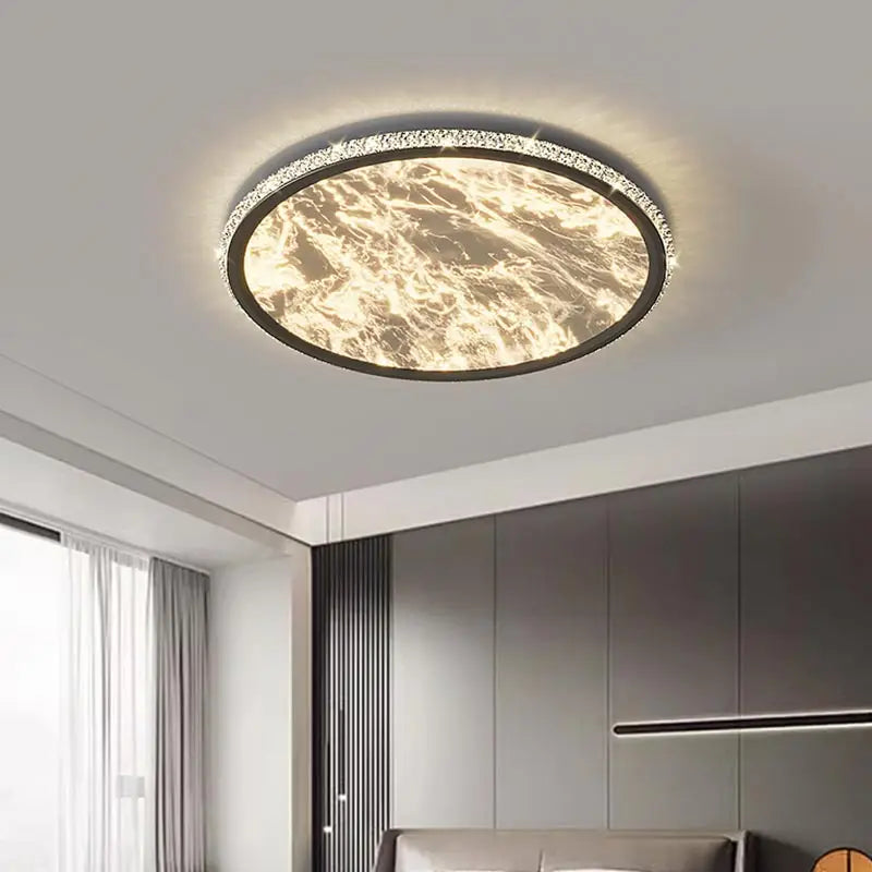 Ceiling Light - Modern Black/White LED Fixture Remote Dimmable for Home Decor SW-36210457 - SWEET-LIGHTS