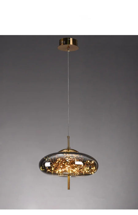 Pendant Light - Nordic Net Red Bedside Chandelier Glass SW-36210345 - SWEET-LIGHTS