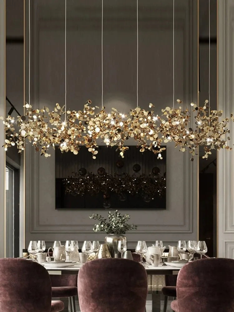 Chandelier - Modern LED Chrome Lamp for Dining Kitchen Bar SW-36210457 - SWEET-LIGHTS