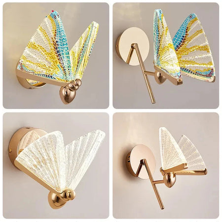 Wall Light - LED Wall Lamp Modern Creative Nordic Butterfly Bedroom Living Room Aisle Lighting SW-36210347 - SWEET-LIGHTS