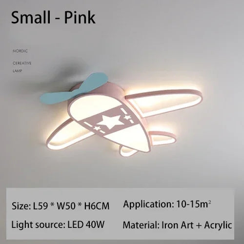Children Lighting - Modern Airplane Led Ceiling Lights Children Cartoon Creative Lamp for Kids Room Indoor Lighting SW-36210234 - SWEET-LIGHTS