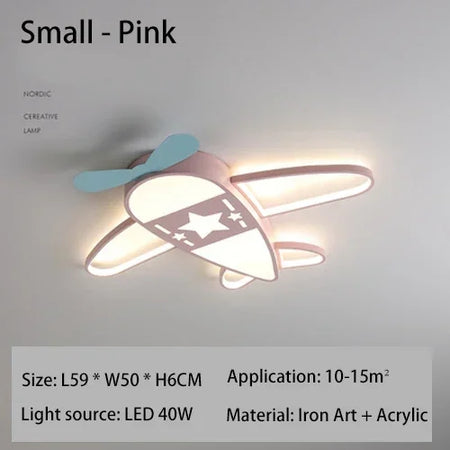Children Lighting - Modern Airplane Led Ceiling Lights Children Cartoon Creative Lamp for Kids Room Indoor Lighting SW-36210234 - SWEET-LIGHTS