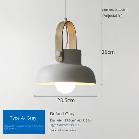 Pendant Light - Nordic Loft LED Iron Macaron Lamp Fixtures SW-36210347 - SWEET-LIGHTS