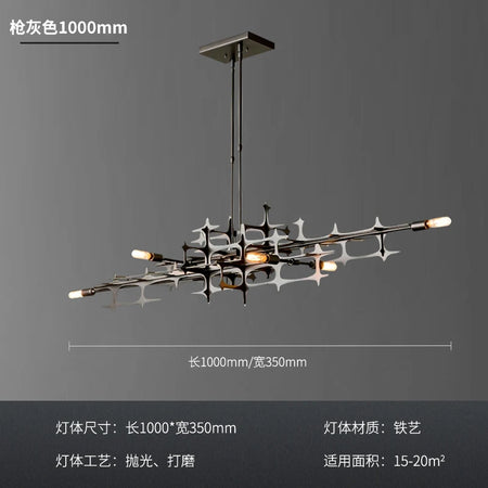 Pendant Light - Nordic Light Luxury Geometric Bar Pendant Lamp SW-36210357 - SWEET-LIGHTS