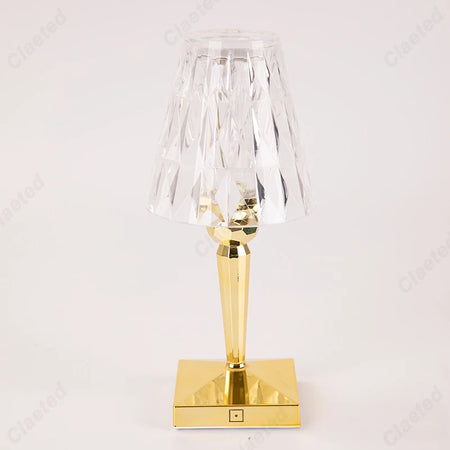 Table Lamp - LED Acrylic Diamond Crystal Decorative Desk Lamp USB Charging Touch Nightlight SW-36210457 - SWEET-LIGHTS