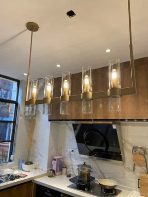 Pendant Light - Retro American Chrome Black Gold LED Chandelier Lighting Fixtures For Foyer SW-36210458 - SWEET-LIGHTS