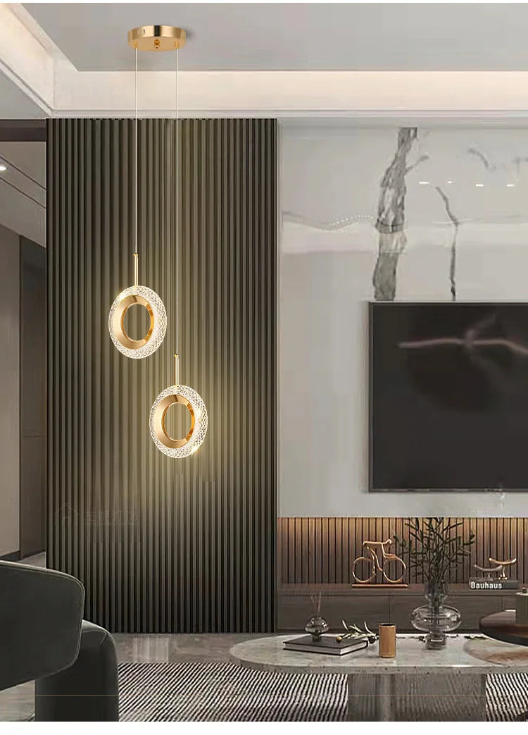 Pendant Light - Nordic Ring LED Indoor Hanging Lamp Room Decor SW-36210234 - SWEET-LIGHTS