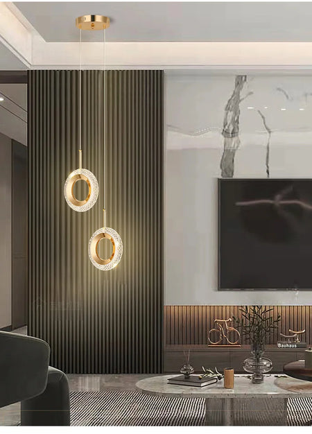 Pendant Light - Nordic Ring LED Indoor Hanging Lamp Room Decor SW-36210234 - SWEET-LIGHTS