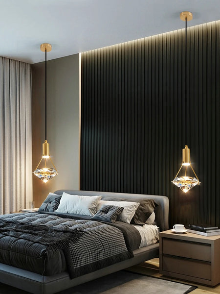 Wall Light - Modern LED Creative Diamond Crystal Wall Lamp Bedroom Bedside Living Room Sconce Indoor Lighting SW-36210123 - SWEET-LIGHTS