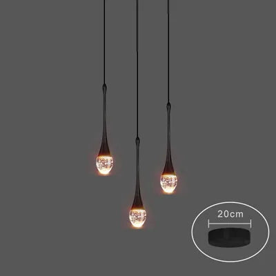 Pendant Light - Modern Bubble Crystal Indoor Hanging Lamp For Dining Room Bedroom Cafe SW-36210003 - SWEET-LIGHTS
